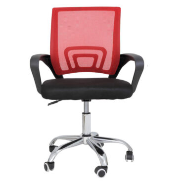 Scaun birou STAR C cu baza metal cromat si tapiterie mesh diferite culori, maxim 110 kg