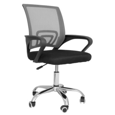 Scaun birou STAR C cu baza metal cromat si tapiterie mesh diferite culori, maxim 110 kg