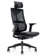 Scaun ergonomic KYOTO lux cu reglaje multiple, baza nylon si tapiterie mesh, maxim 120 kg