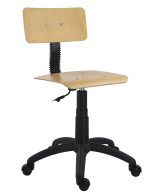 Scaun laborator rotativ din lemn stratificat PRO 001 cu inaltime reglabila
