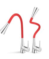 Baterie bucatarie flexibila Ferro Zumba II de diferite culori si 2 functii