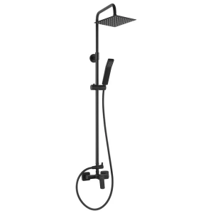 Coloana dus Ferro Vitto VerdeLine NP81-BVI7UVL-BL cu finisaj negru si inaltime reglabila