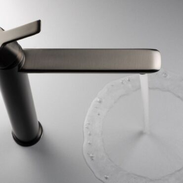 Baterie înaltă pentru lavoar Deante Arnika BQA_D20N, finisaj antracit