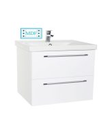 Set lavoar si masca cu sertare GN0541 70X45X51 cm, alb