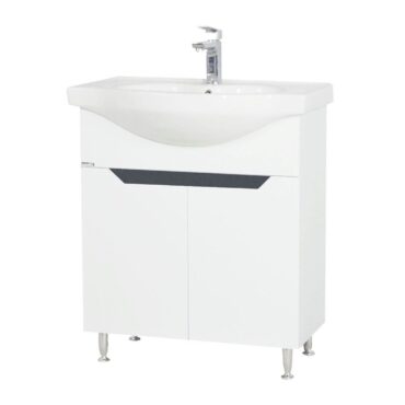 Set lavoar si masca cu usi GN0501 70X45X84 cm, alb cu antracit