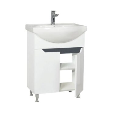 Set lavoar si masca cu usi GN0501 70X45X84 cm, alb cu antracit