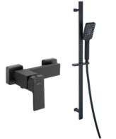 Pachet promo baterie dus cu set de dus Deante Anemon bis negru