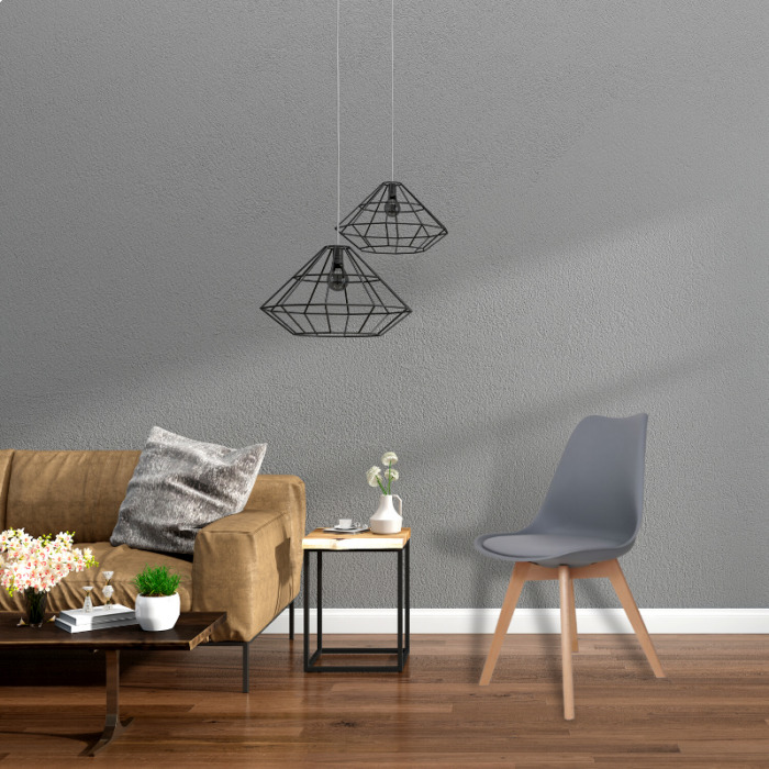 Scaun Living în Stil Scandinav Celia gri