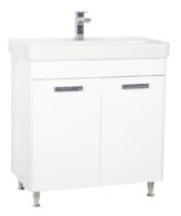 Set Lavoar cu Masca din MDF cu 2 usi BR3501, 80x45x85 cm