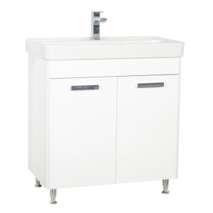 Set Lavoar cu Masca din MDF cu 2 usi BR3501, 80x45x85 cm