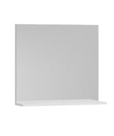 Oglindă baie cu poliță BR0551 70 cm lățime, alb