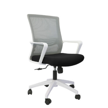 Scaun birou Paris A cu baza nylon alb si tapiterie de diferite culori, maxim 120 kg