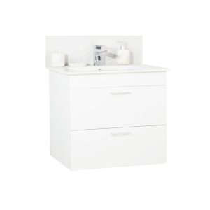 Set lavoar cu masca BR0672 60x46x52 cm alb