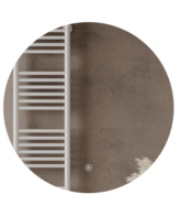 Oglindă baie rotundă Star 60 cu iluminare LED backlit și functie dezaburire, diametru 60 cm