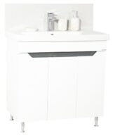 Set lavoar si masca GN7561 80x46x82 cm, 3 usi, montaj pe pardoseala