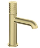 Baterie lavoar Deante Silia Hexa BHS_R20M finisaj auriu periat, montaj pe lavoar, garantie 7 ani