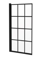 Paravan cadă Deante Jasmin KTJ_N72P 80x140 cm cu sticlă securizată si finisaj negru