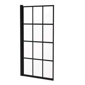 Paravan cadă Deante Jasmin KTJ_N72P 80x140 cm cu sticlă securizată si finisaj negru