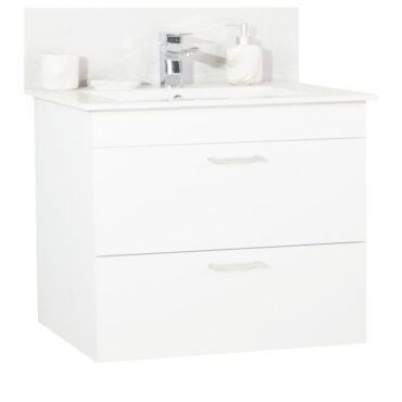 Set lavoar cu masca BR0672 70x46x52 cm alb