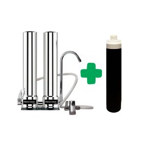 Pachet Promo Filtru Apa Aquator Compact Duplex + rezerva filtrare (12 luni filtrare)