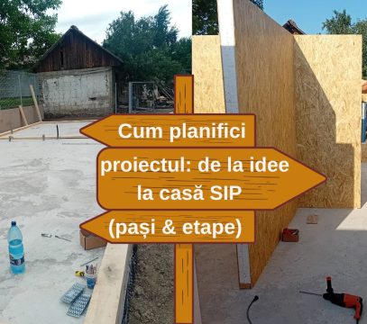 Cum planifici proiectul casei din panouri SIP